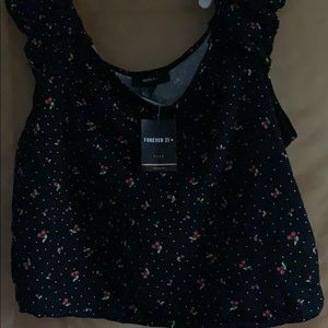 Forever 21 cherry print top